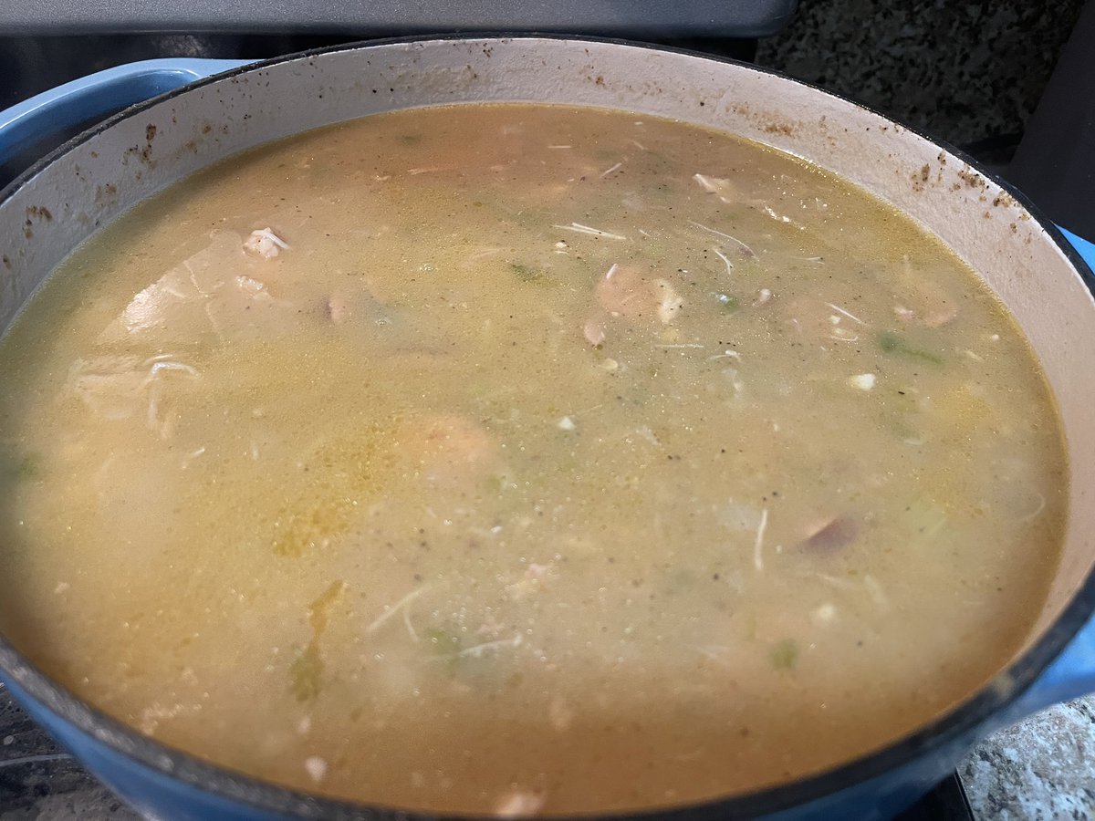 Didn’t spend Mother’s Day at a restaurant. Instead spent my day making my famous sausage, chicken and shrimp gumbo from scratch. And from scratch I mean making my own shellfish stock and roux. 

Props to @SlapYaMama for the Cajun seasoning 😁