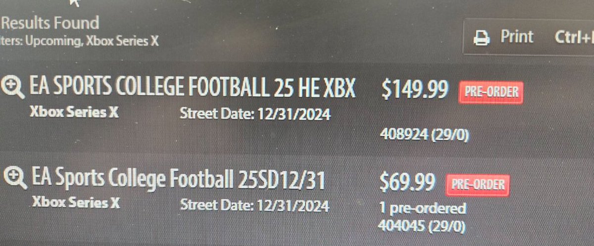 🚨Leak🚨

EA sports college football 25 heisman edition this is in GameStops data base 👀