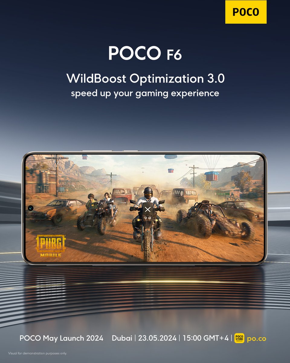 🎮Immerse yourself in the wonderful gaming experience of WildBoost Optimization 3.0. #POCOF6 #ShapedbySpeed 📅May 23, 2024 | 15:00 GMT+4