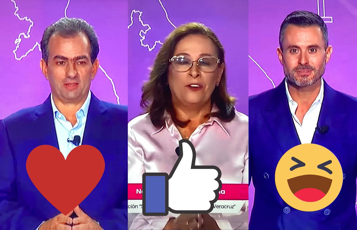🔴 #Encuesta || ¿Para ti quién ganó el segundo debate a la gubernatura de Veracruz? 

-Pepe Yunes ❤️
-Rocío Nahle 👍🏽
-Polo Deschamps 🤣