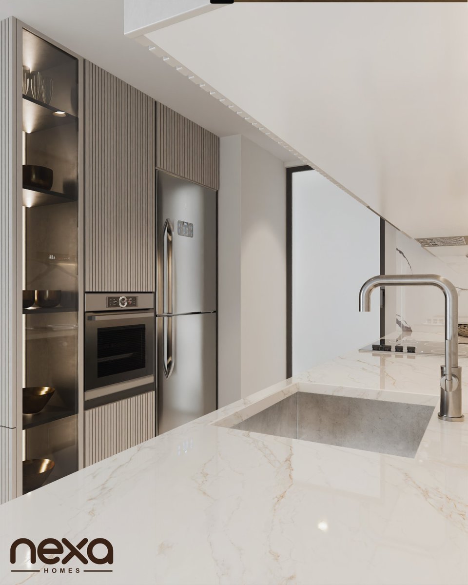 NexaHomesAu's tweet image. Experience the epitome of culinary mastery in the comfort of your kitchen, a captivating environment destined to bring delight to your soul. Nexa Homes presents a fusion of opulence and sophistication to enhance your lifestyle. ✨🍽
#kitcheninterior #kitcheninteriordesign