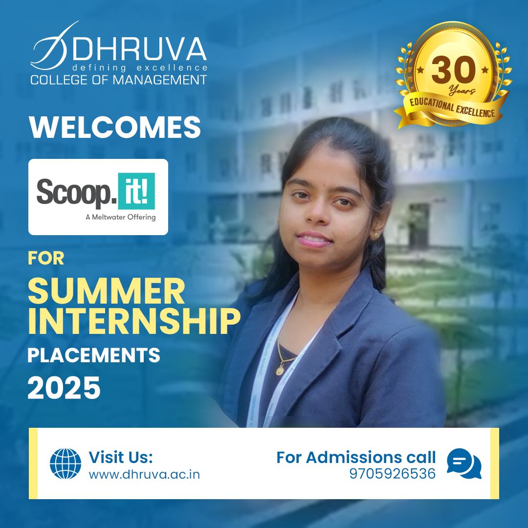 #summerinternship #summerinternship2025 #InternshipPlacement #internships #Scoopit  #dhruvacollegeofmanagement