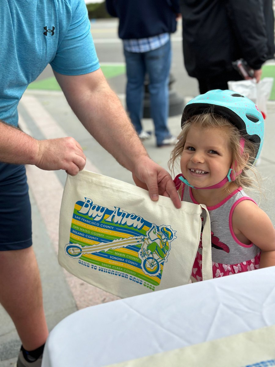 Virtual #BikeToWhereverDay Swag Bag for you? 👀 

Pledge to ride to access maps, 20% off at Sports Basement, Guarantee Rides Home, 10% off parts &amp; accessories at Caltrain Bike Hubs, and more: buff.ly/3US0St6

Thank you to our sponsor @smcountycommute!