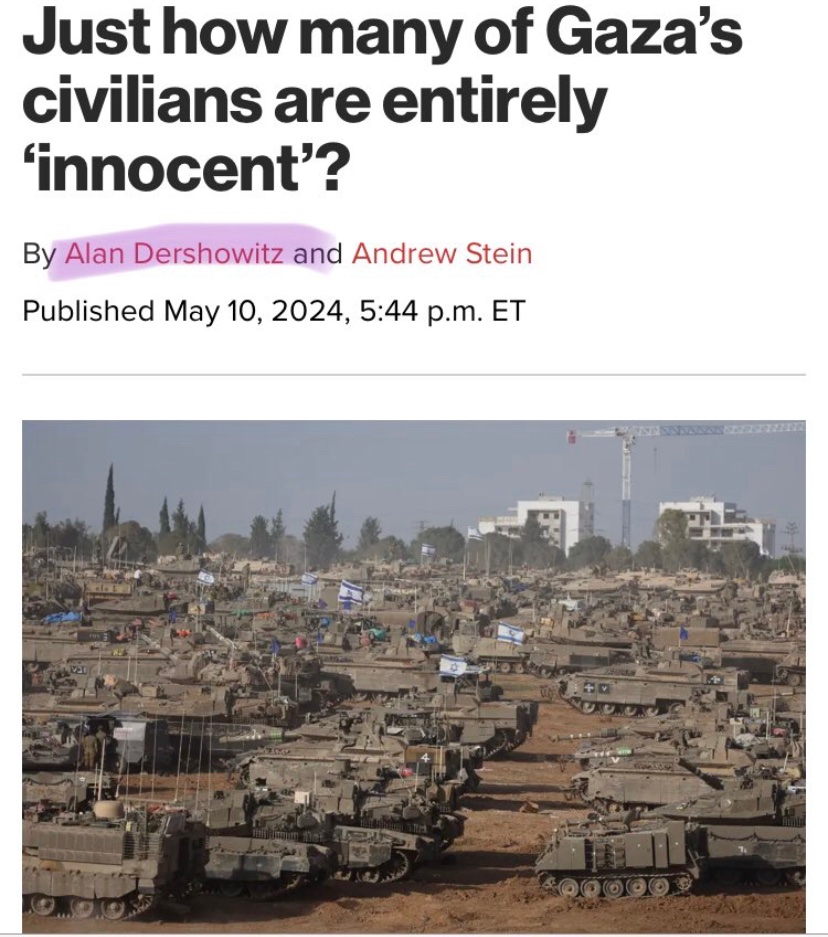 Israel and its cheerleaders have gone from ‘we don’t kill civilians’ to ‘we kill civilians because they deserve it’. I don’t think I’ve seen a higher level of dehumanisation before. #Israel #Gaza