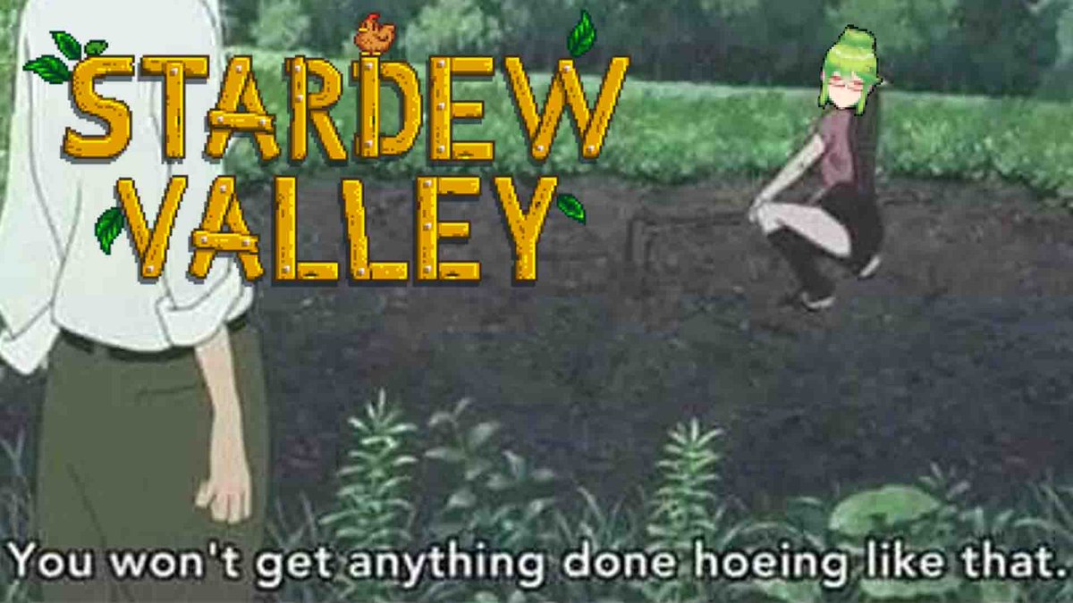 ReynaChapeau's tweet photo. surprise chatting + stardew stream in 20 minutes hello
some minor life announcements and then we farm. link in the replies #ReyNOW https://t.co/8WnxysPbt5