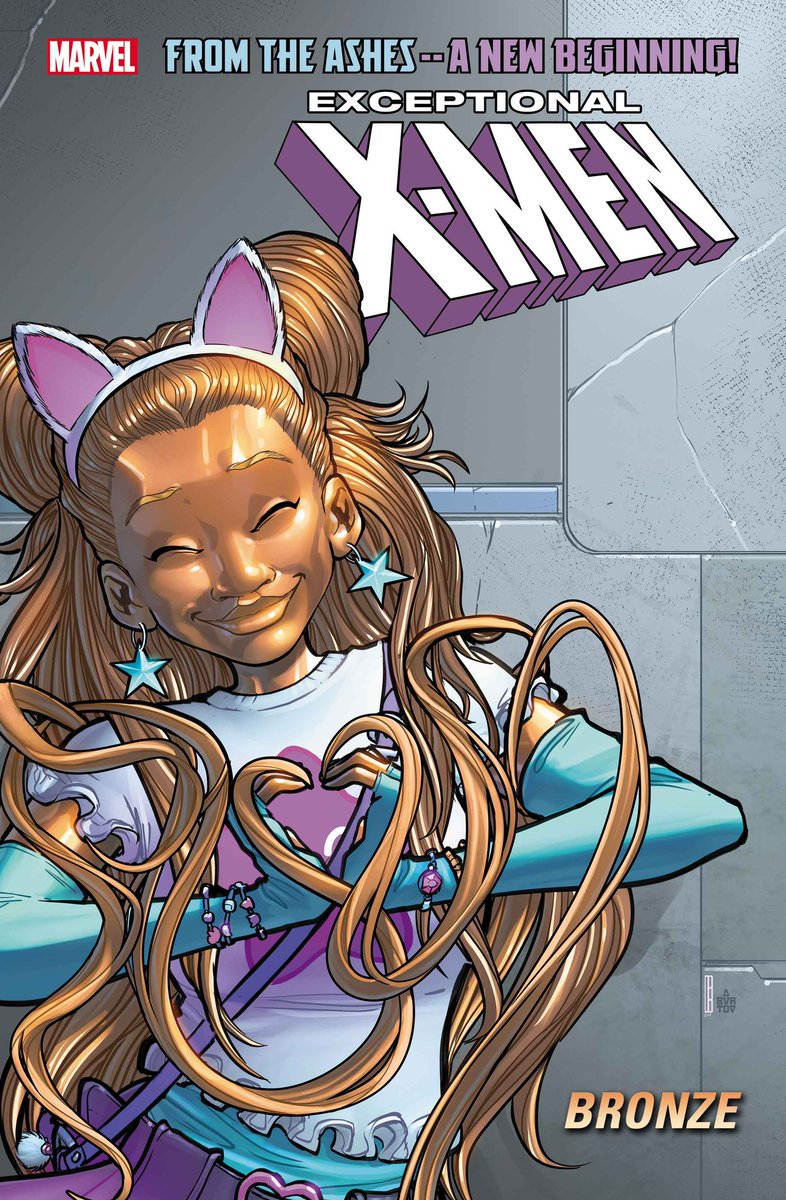 Eve Ewing’s Exceptional X-Men will debut a new mutant named Trista aka Bronze! 

She has the ability to turn into a flexible sentient bronze, along the likes of Colossus and Emma Frost’s own Diamond Form.