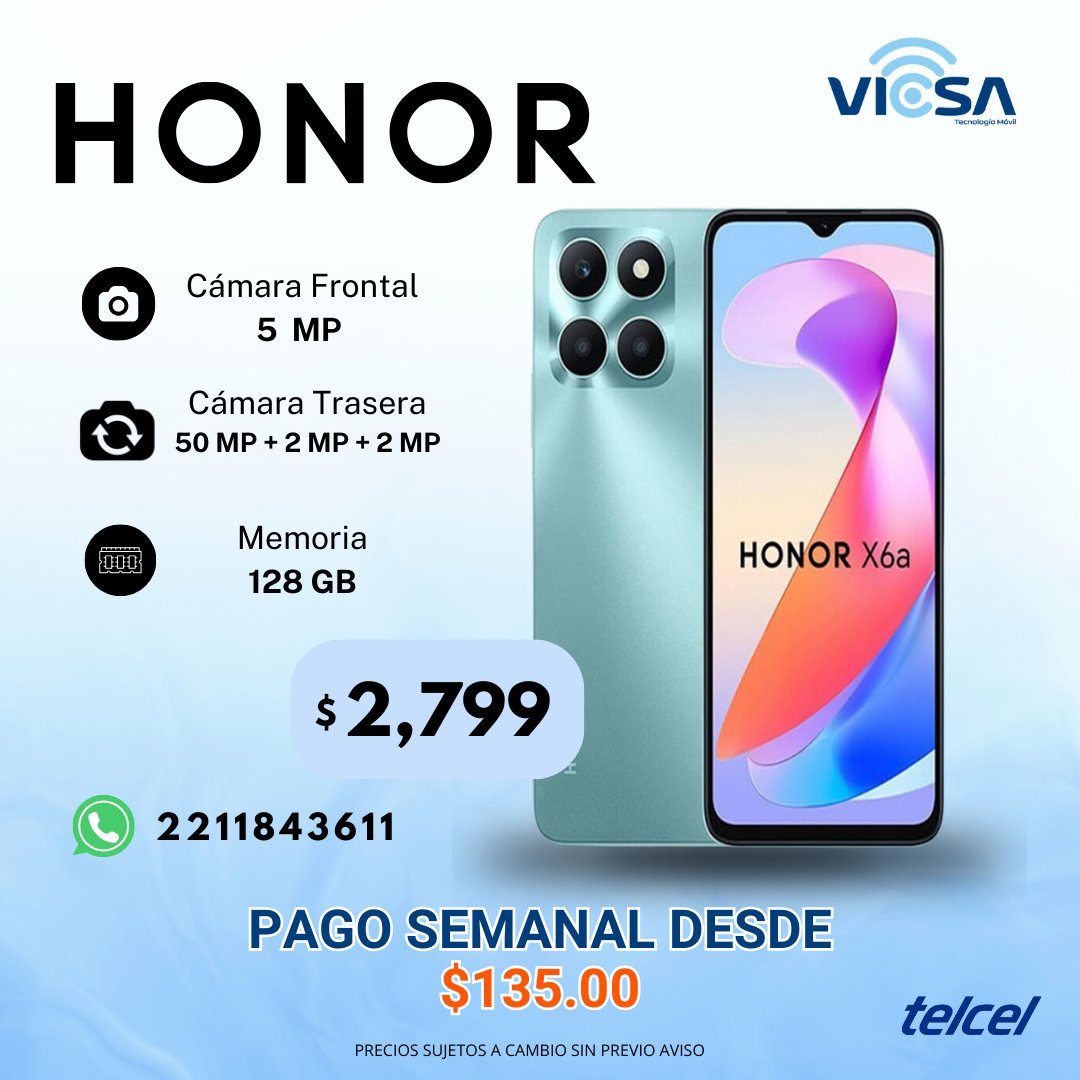 VicsaOaxaca's tweet photo. Estrena un 𝗛𝗢𝗡𝗢𝗥  con 𝗔𝗺𝗶𝗴𝗼 𝗣𝗮𝗴𝘂𝗶𝘁𝗼𝘀 📲

😱 𝗛𝗢𝗡𝗢𝗥 𝗫𝟲𝗔 con 𝗽𝗮𝗴𝘂𝗶𝘁𝗼𝘀 𝘀𝗲𝗺𝗮𝗻𝗮𝗹𝗲𝘀 𝗱𝗲𝘀𝗱𝗲 $𝟭𝟯𝟱 😱

Contactamos a través de nuestro whatsapp 📲2211843611 para mayor información

Visita nuestro sitio web 🌐https://t.co/K3UNzwuEN3 https://t.co/rtdETWkvZ9
