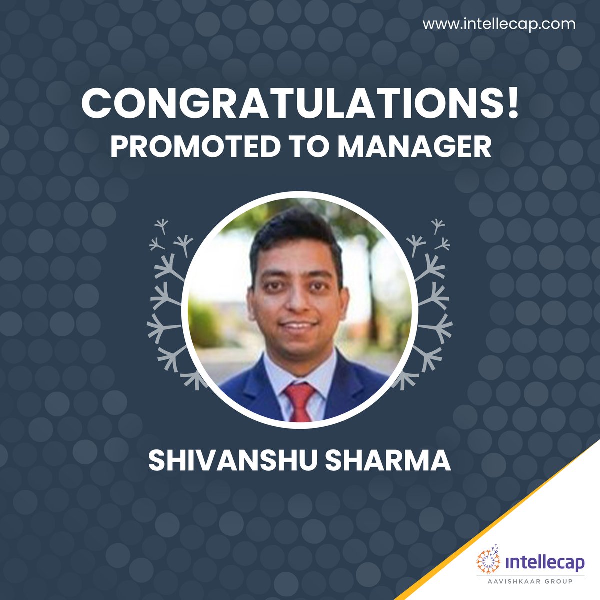 IntellecapTweet's tweet photo. We are thrilled to announce the Manager Promotions for FY24-25 at Intellecap.
We congratulate Poulomi, Shivanshu and Sneha on their accomplishments and wish them the best of luck in their new roles
#ManagerPromotions #WorkingatIntellecap @singhsk5 https://t.co/W8yctC1rSn