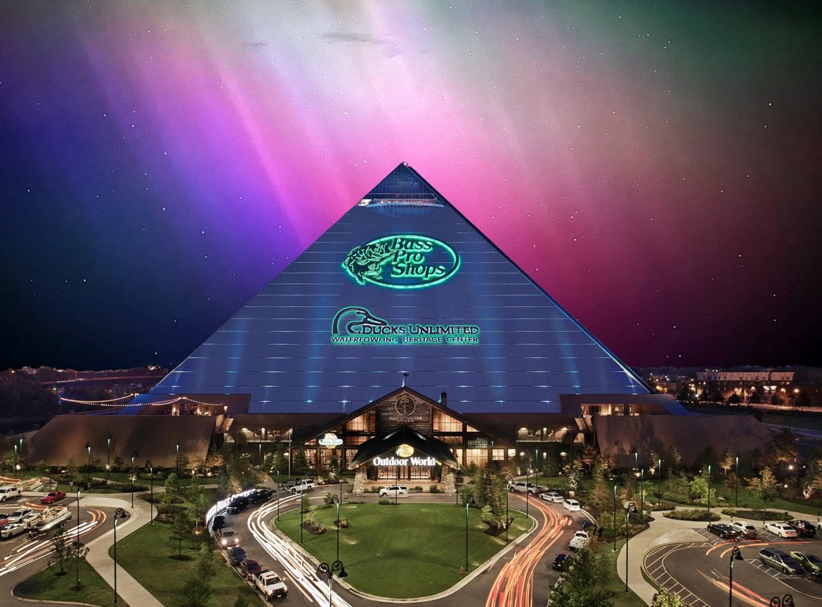 There’s a Luxor in Memphis but instead of a casino it’s a Bass Pro Shops.