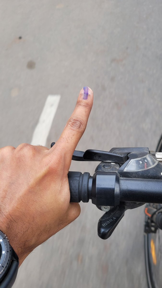 It's our duty to vote! #LokSabaElections2024 #Ride2Vote