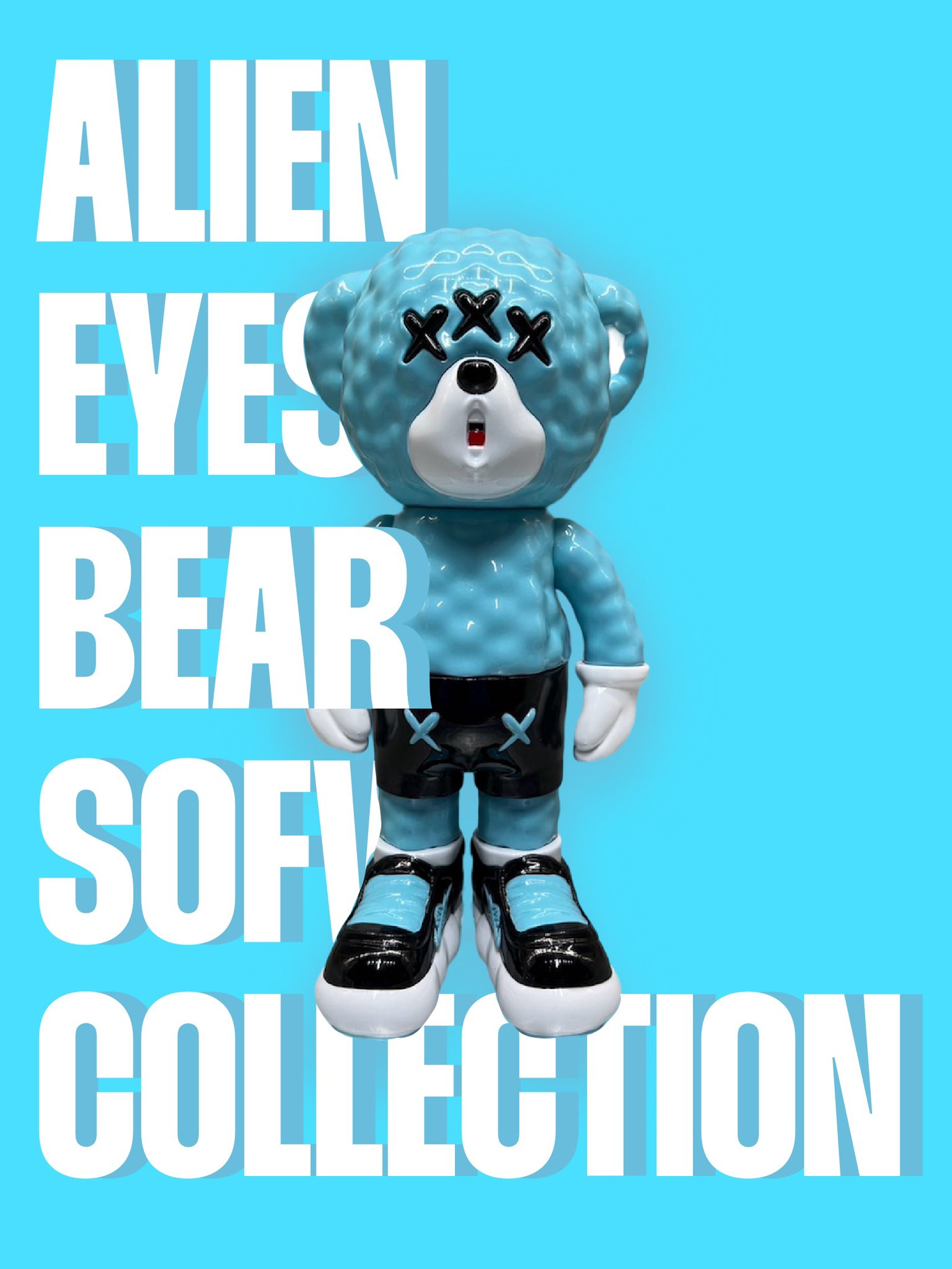 ALIEN EYE BEAR SOFVI フィギュアAEBソフビ