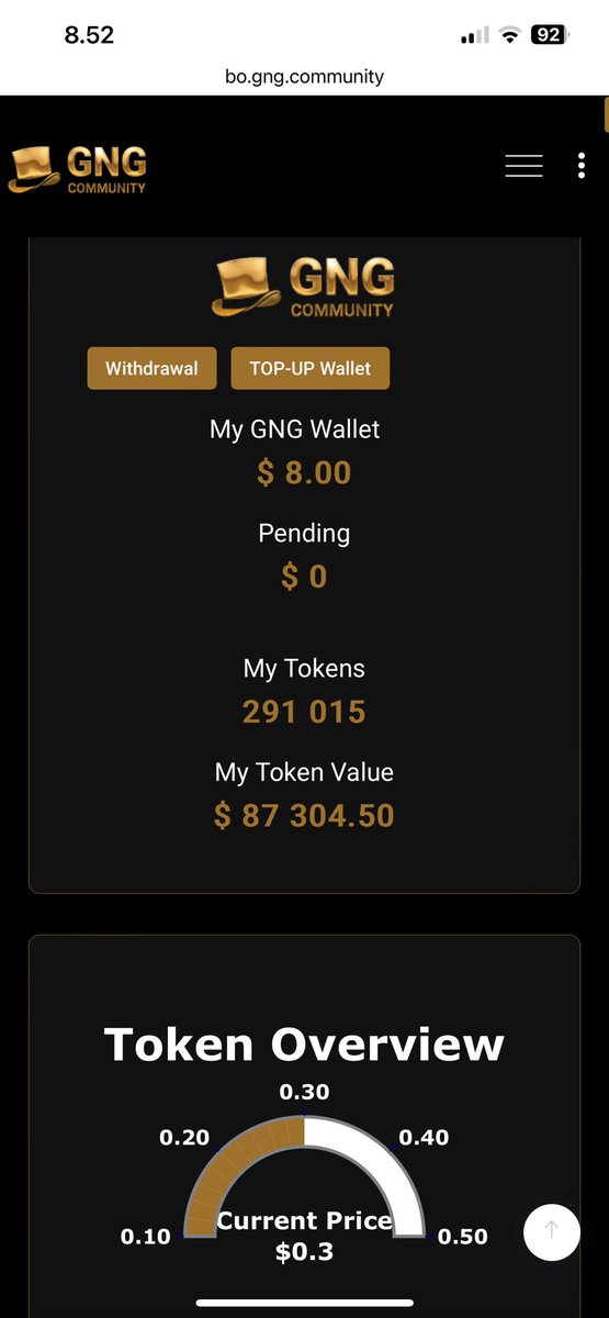 Here's one sample of one of my 64 $PNGVN coin wallets... 😇🤷‍♂️😍

The initial listing $PNGVN will be 0.50 USD and happens 5. July 2024.

That total amount of $PNGVN is just 250,000,000 pcs.

Here you can read more about GNG and join our exciting team:

ttakamaa.gng.community
