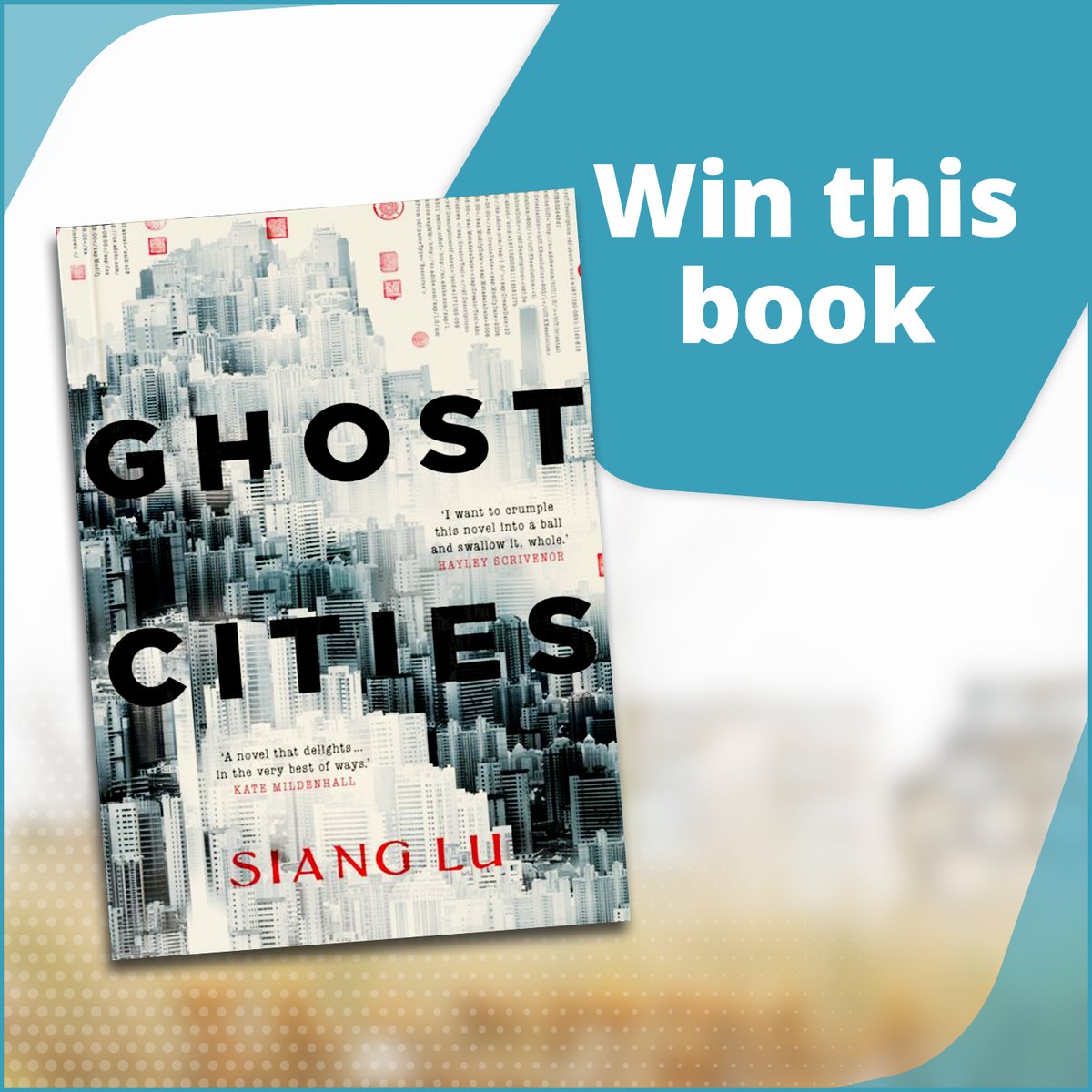WIN THIS BOOK – This week, we’re giving away three copies of Ghost Cities by Siang Lu, author of The Whitewash, and the co-creator of The Beige Index. To win, enter here: writerscentre.com.au/win