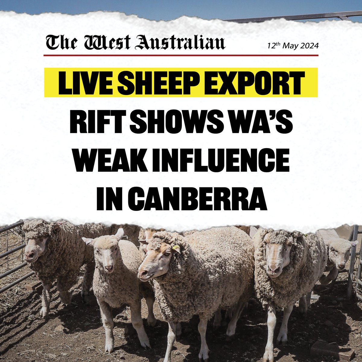 Anthony Albanese’s decision to shut down the live export trade just days after his visit to see Premier Roger Cook shows Labor doesn’t care about WA. This ban disproportionately impacts WA. It's bad news for WA farmers, WA families and the WA economy. 

Anthony Albanese knows…