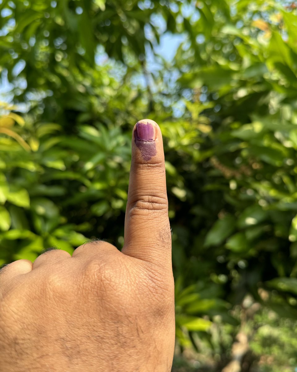 Inked. Vote for a better tomorrow.✊ #APElection2024 #ElectionDay