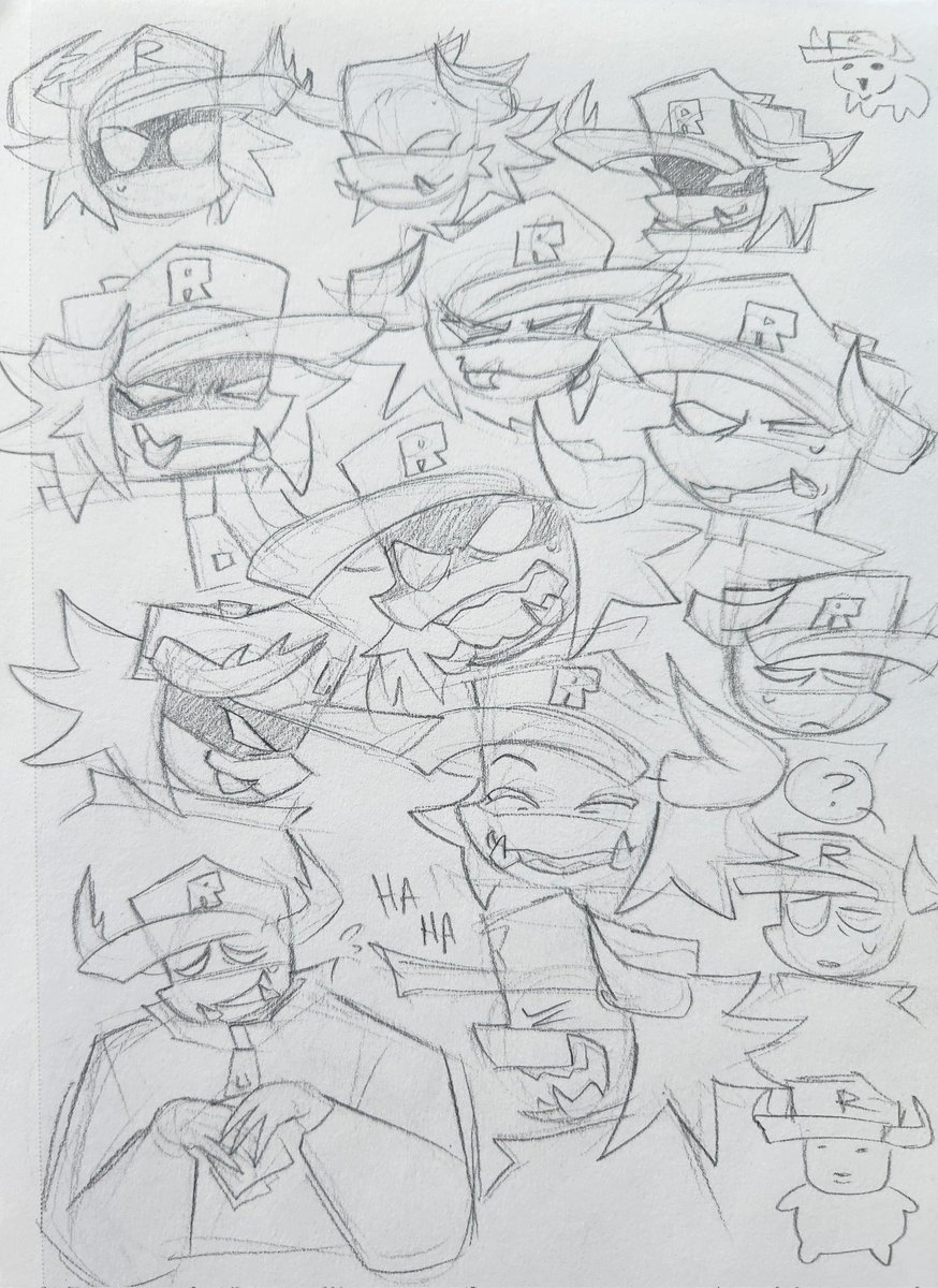 I've started a new sketch book and 5 pages in, it's all been sketches of pest #Iamasaneperson
#regretevator #regretevatorfanart #regretevatorpest #pest