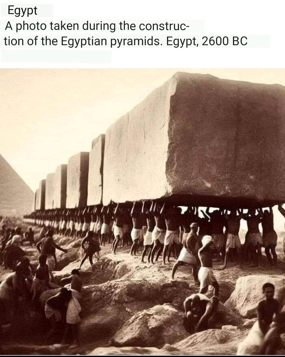 This is how the pyramids were built in ancient Egypt!