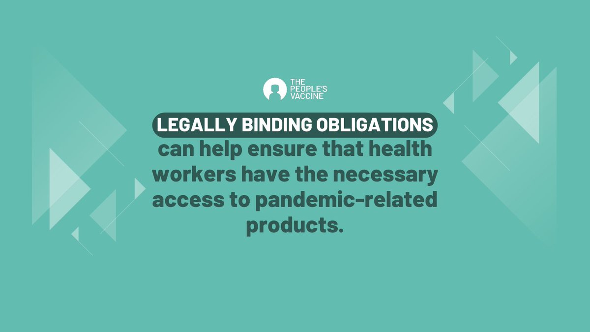 Without crucial provisions for decent work, social dialogue, and tackling disparities among health workers, we can't address inequalities and prioritize access to pandemic-related products for effective response. We must ensure that health workers' well-being is also safeguarded.