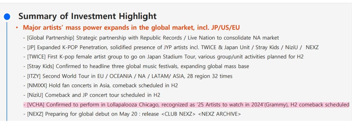 VCHA is confirmed to make their comeback in the 2nd half of the year according to 2024 JYP IR report (1Q)

 🔗 jype.com/en/Board/Detai…

#VCHA #비춰 @Official_VCHA