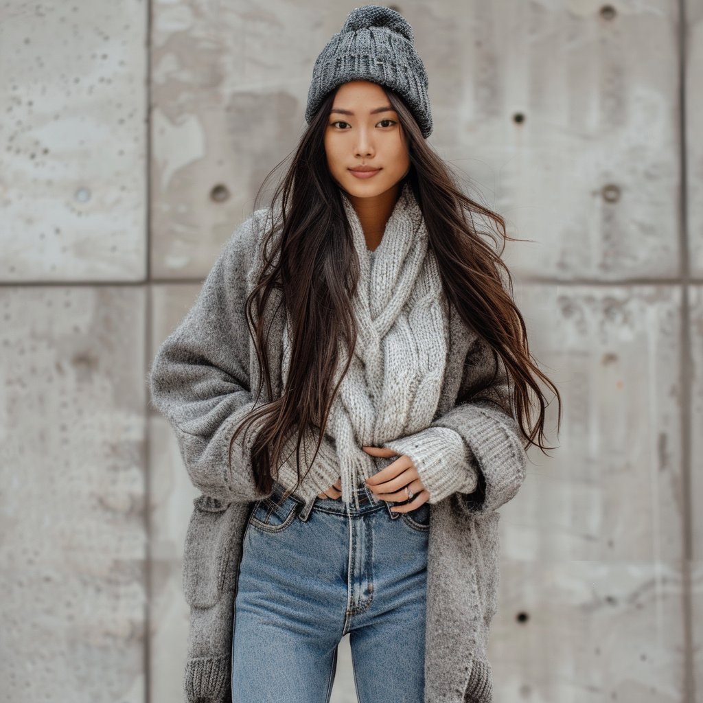 Wrapped in the cozy elegance of Scandinavian knitwear, blending warmth with minimalist charm. 😉
#scandinavianstyle #minimalisticfashion #cozychic #fashionista #photoshot