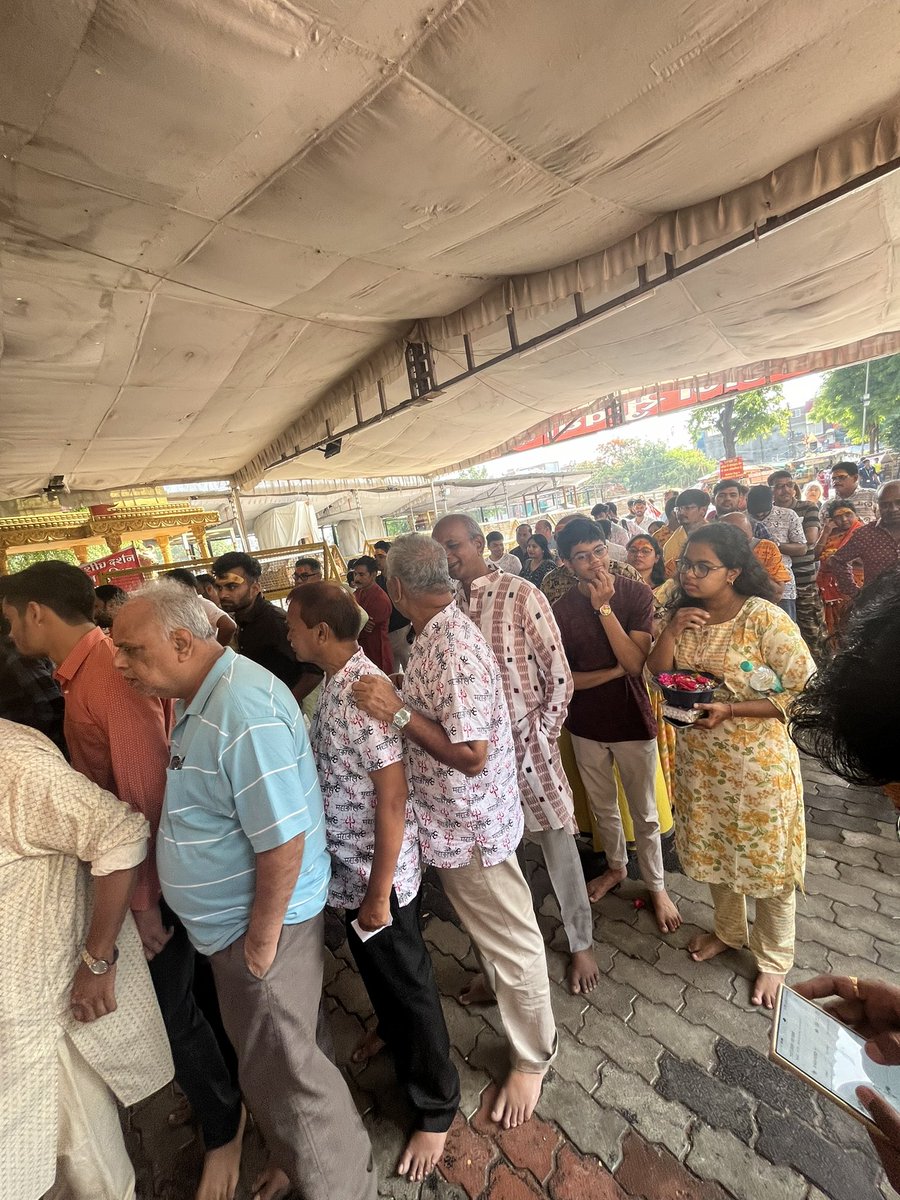 To skip lines, You have to take VIP entry ticket, To get that VIP entry ticket, You have to stay in a long line at Mahakaleshwar Temple. @DrMohanYadav51