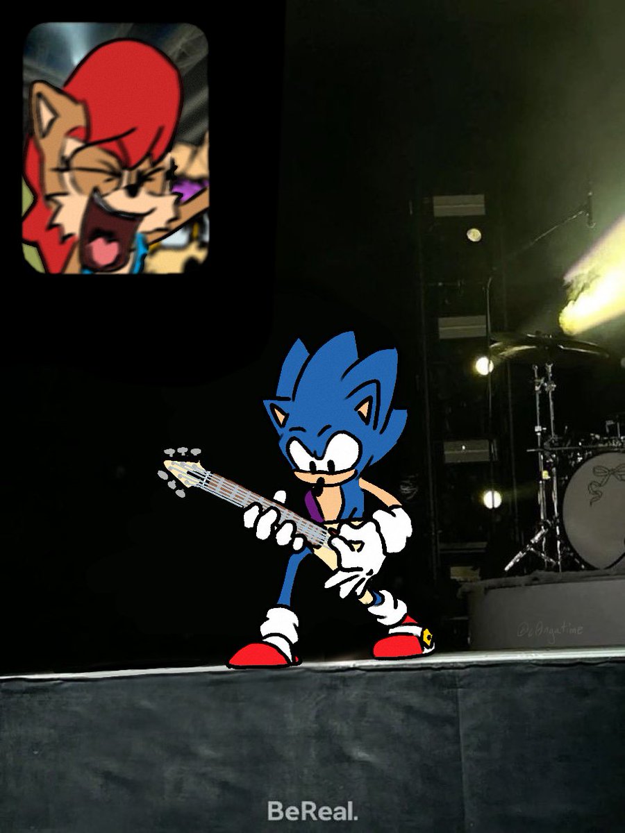 Sonic takes a guitar solo
#SonicTheHedgehog #SonicFanArt #Sonally