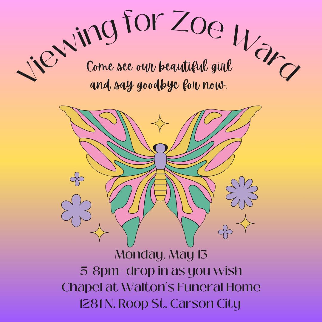 I want to remind everyone that tomorrow is Zoe Ward’s viewing. Zoe’s viewing is from 4-8pm GM-7, Pacific Daylight Time. Please light a candle any hour of the day that you can. Please pray for her family, siblings and friends as this will be a very hard day for them. In Jesus…