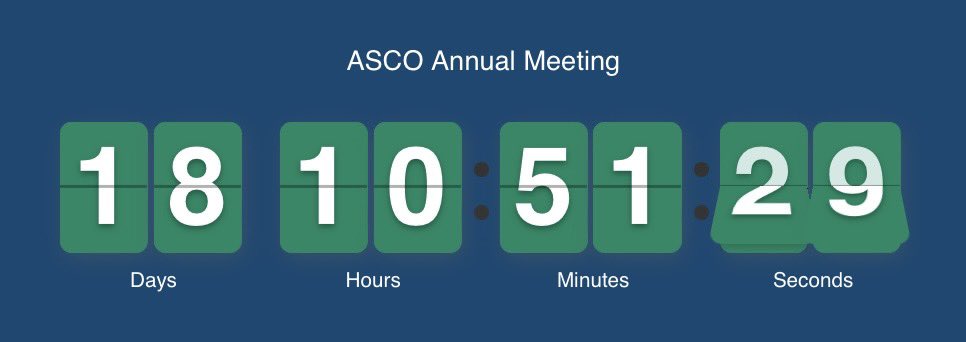 @aparna1024 @ASCO @gionc The countdown continues. Looking forward to seeing everyone in Chicago! #ASCO24 #deerbornedifference