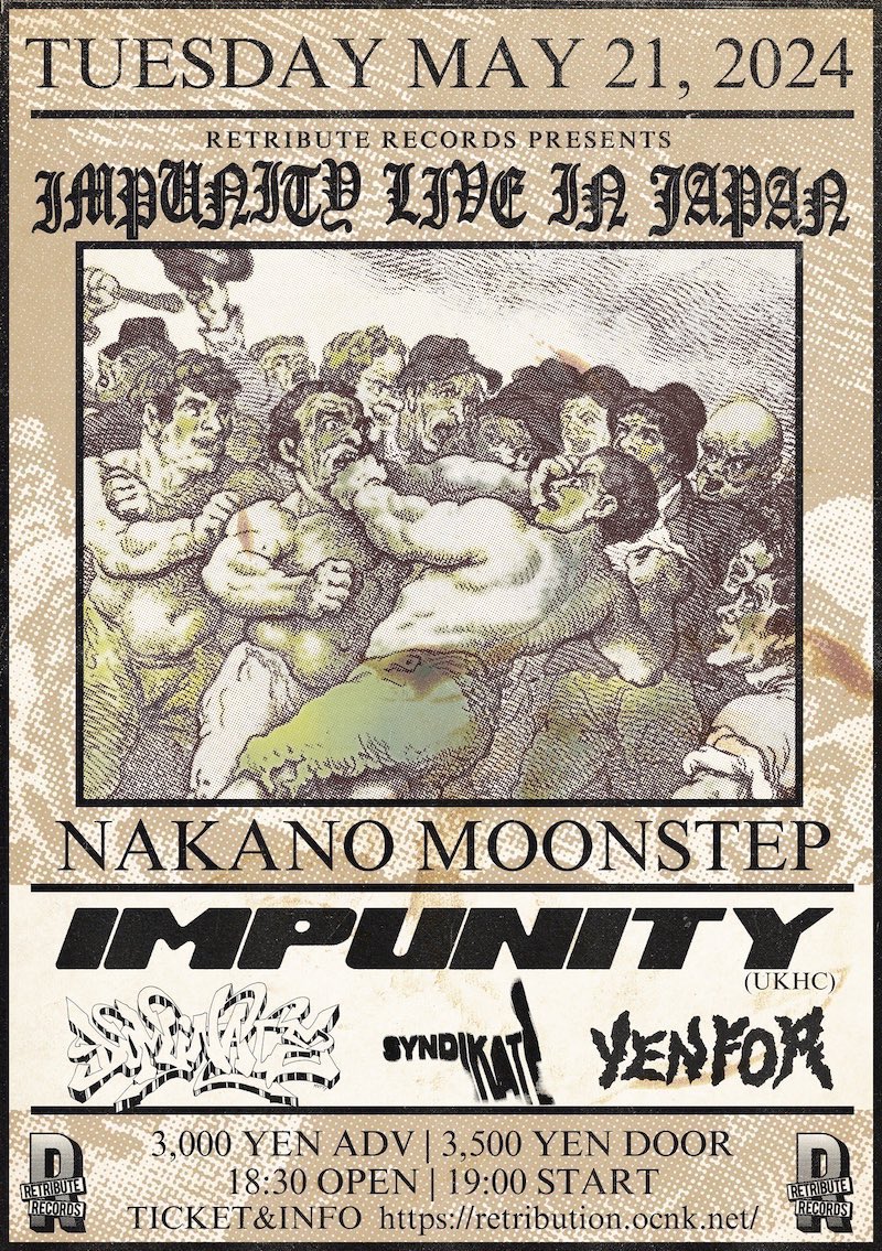 いよいよ今週来日するMOURNING / TEMPLE GUARDそして来週に迫るIMPUNITYの Live in JAPAN🎌 一足先にMOURNINGのConnor、IMPUNITYのDervが日本に到着し来店してくれました🌇かなりツアーに気合い入ってますのでご期待下さい🗾チケットは今日から取り置きをこちらでも開始します🎫📩 各地ご来場下さい🙌