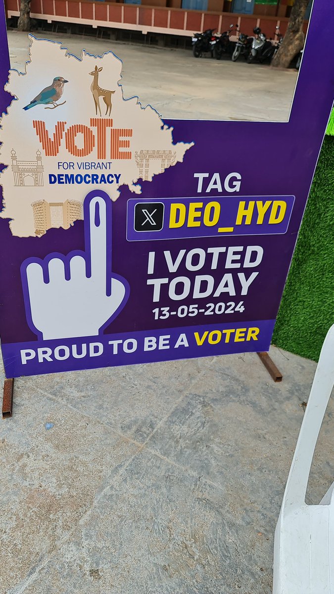 Voted against the fascist regime, and voted against hate and violence. I voted for my human rights. I voted for the development of this country. I voted to save #democracy and uplift the #constitution of independent #India. #Hyderabad votes today #Elections2024 #Votingday