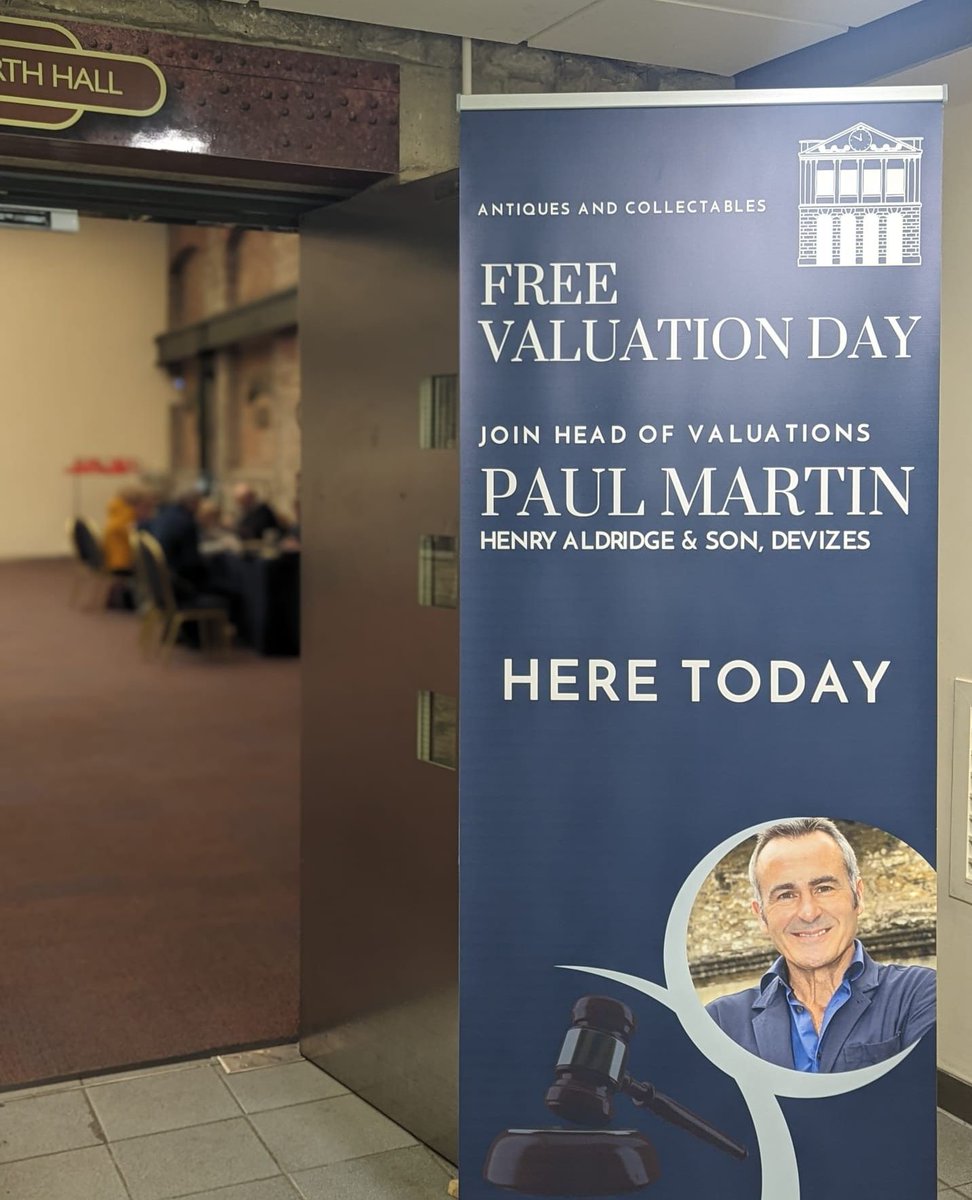Join us today at STEAM to welcome Paul Martin for a FREE valuation day! Today between 10am and 3pm. To find out more visit: l8r.it/J5V3