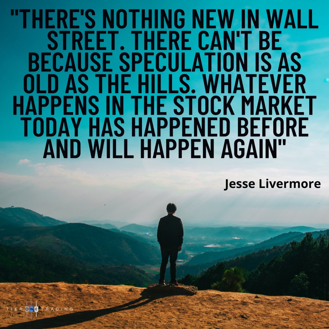 Studying the past will be the best tool that you can use to succeed in the future.

#FinancialMarkets #Investing