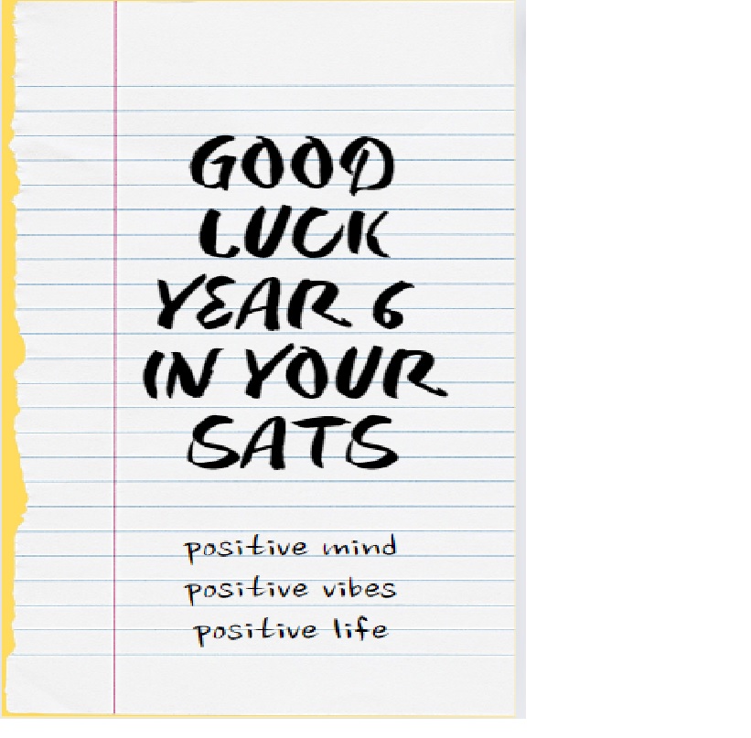 'You have worked hard, and now it's time to shine. Good luck to Year 6 pupils!' #year6 #SATS #goodluck #test #goodvibes