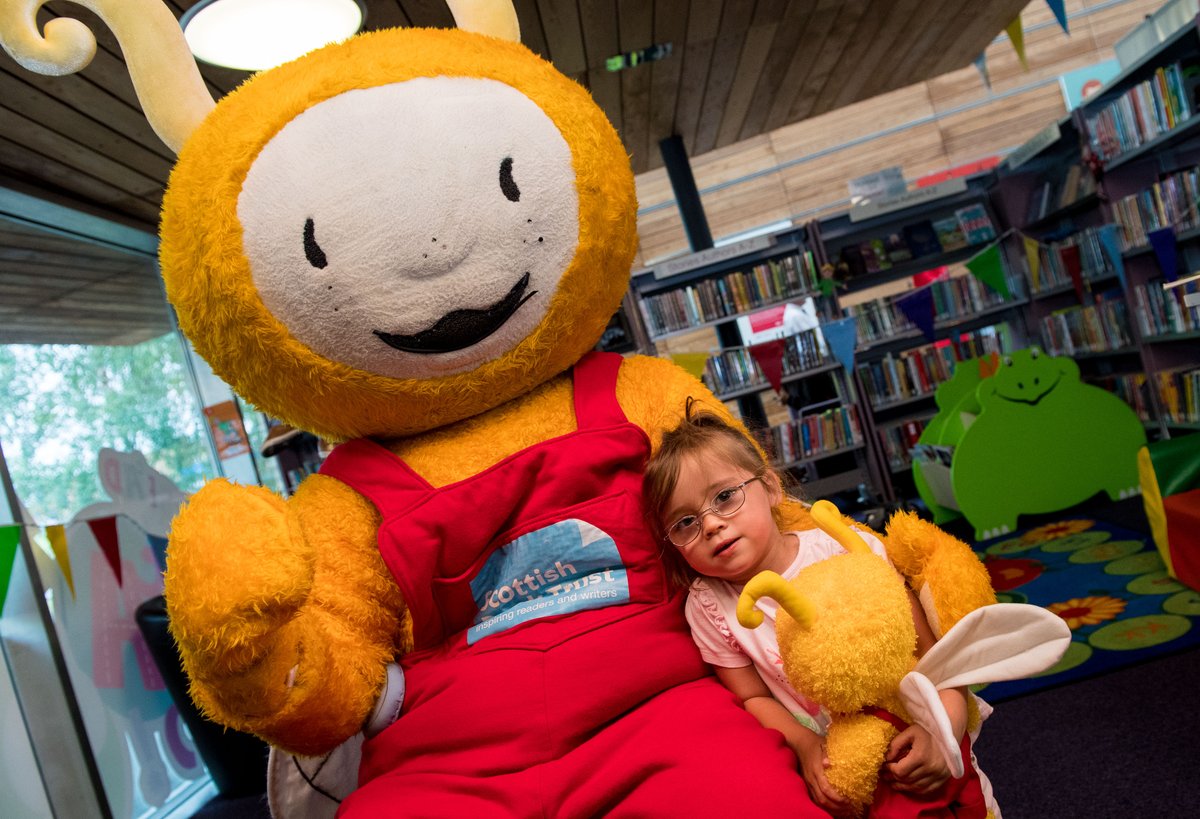 Hello! It's #BookbugWeek! Bookbug will be dropping into selected Bookbug sessions this week to say hello! Find out where glasgowlife.org.uk/24365