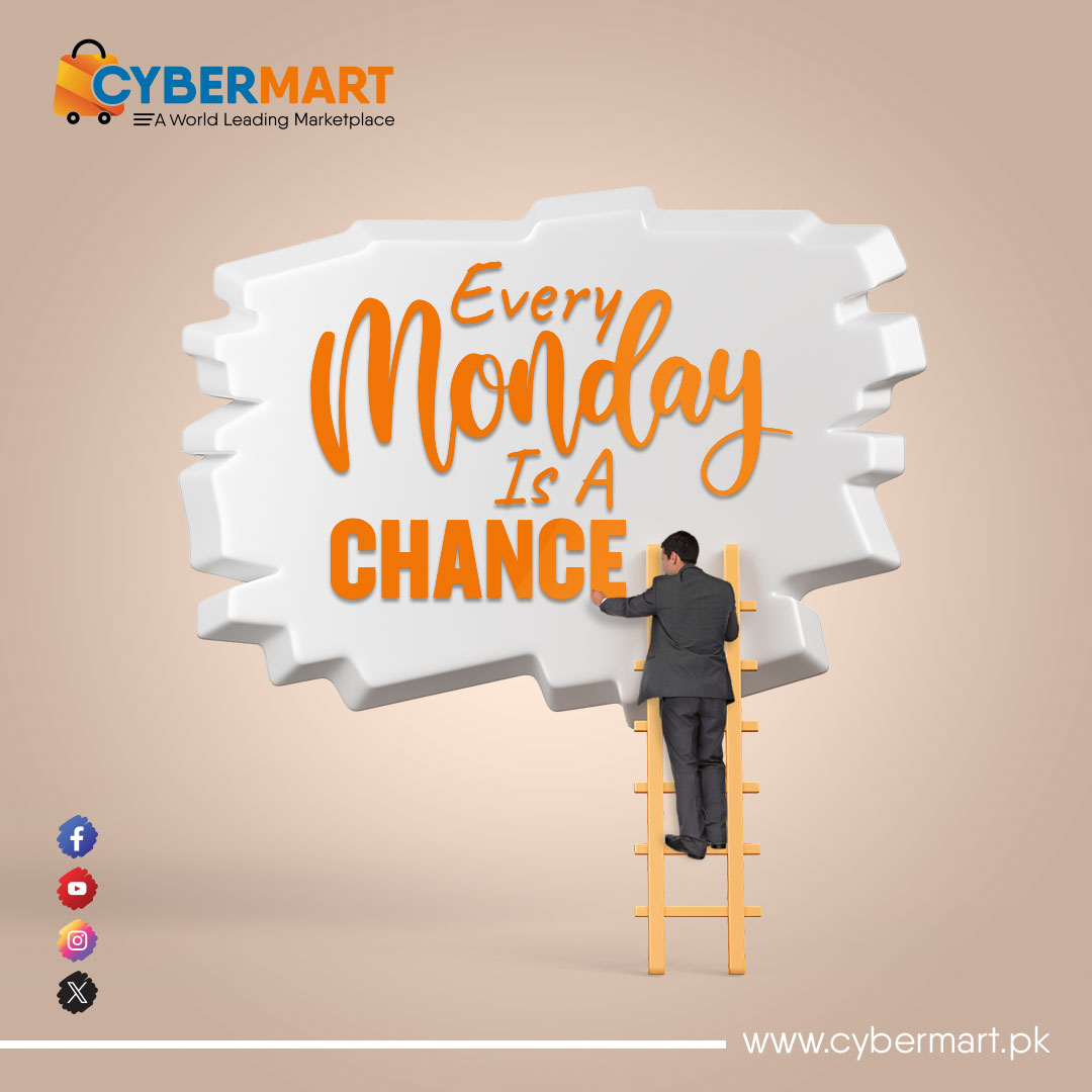 Every Monday is a chance to delight our customers with exciting new products and unbeatable deals.
cybermart.pk

#CyberMartPk #ShopSmart #TechTrends #OnlineShopping #DealsOfTheDay #GadgetsGalore #LifestyleEssentials #DigitalWorld #ExploreTheBest