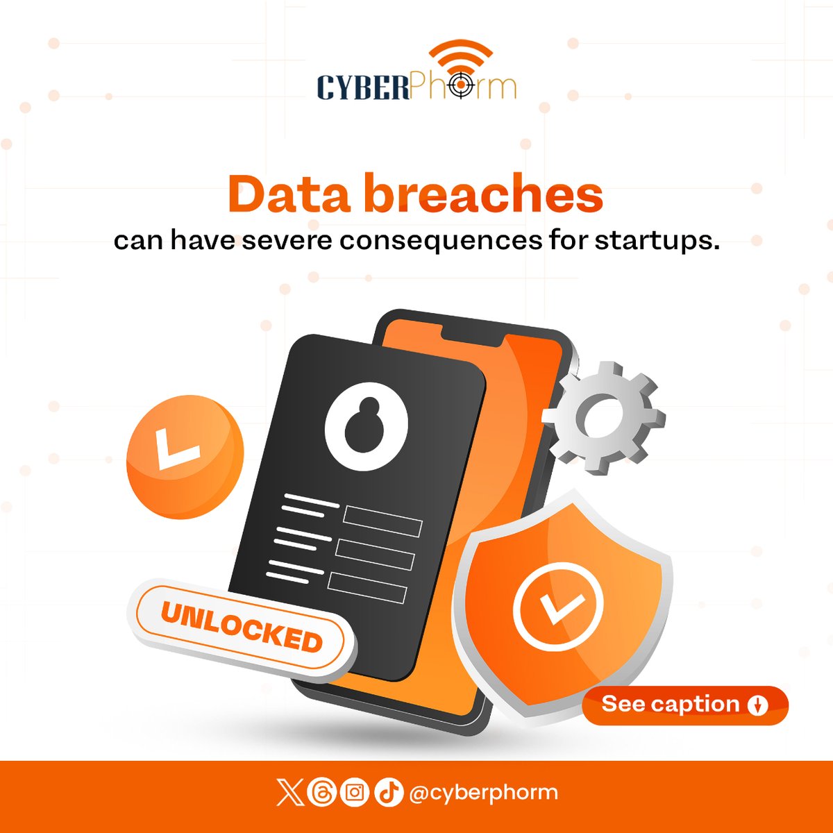 Data breaches pose a significant threat to startups, potentially leading to dire consequences. They damage trust reputation, lead to hefty financial losses, legal liabilities, & regulatory fines.

Want to protect your business?
Click the link in bio

#DataSecurity #StartupSuccess