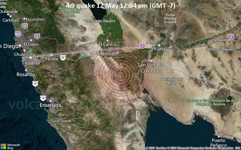 Se presentan seis sismos en Baja California en menos de dos horas este 12 de mayo borderlinea.mx/?p=14872
