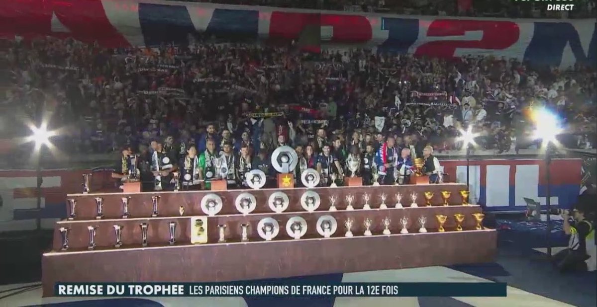 Le plus beau stade de France appartient au plus grand club de France 🔴🔵
#ParcDesPrinces #PSGTFC #PSG #Champion