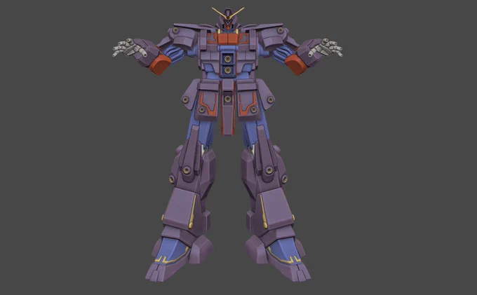 ホビーショー行けなかったので家でサイコガンダムMKⅡ作ってましたここからディテールを入れていきたいと思います! HGが出るので大きさは1/100 でやります #Zガンダム 