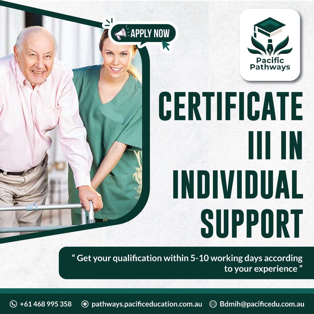 Unlock your potential with RPL! launch Get your skills recognized with our Certificate III in Individual Support. Transform your experience into a qualification today!Contact Us:
Call: 468 995 358   #Mother'sDay #aflpieseagles #RPL #SkillsRecognition #individualsupport #australia