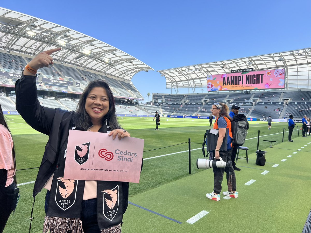 Melissa Wong (@melissawongmd) on Twitter photo WAY too much fun repping <a href="/cedarssinai/">Cedars-Sinai</a> at the <a href="/weareangelcity/">Angel City FC</a> game tonight! I got to be the official coin toss captain to celebrate #aanhpi night on #mothersday. What an amazing experience and thank you to #cedarssinai <a href="/OBGYN_CS/">OB/GYN at Cedars-Sinai</a> for supporting women’s sports! WAY too much fun repping <a href="/cedarssinai/">Cedars-Sinai</a> at the <a href="/weareangelcity/">Angel City FC</a> game tonight! I got to be the official coin toss captain to celebrate #aanhpi night on #mothersday. What an amazing experience and thank you to #cedarssinai <a href="/OBGYN_CS/">OB/GYN at Cedars-Sinai</a> for supporting women’s sports!