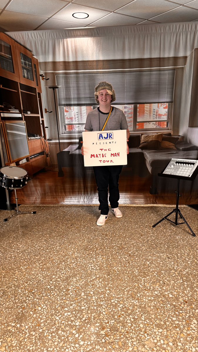 Andrews2929's tweet photo. @AJRBrothers you put on an absolutely phenomenal show and like always you have outdone yourselves!! Thank you so much for being yourselves! Also she said yes!! #maybeman #themaybeman #tmm #ajr https://t.co/1R4dVbnmVz