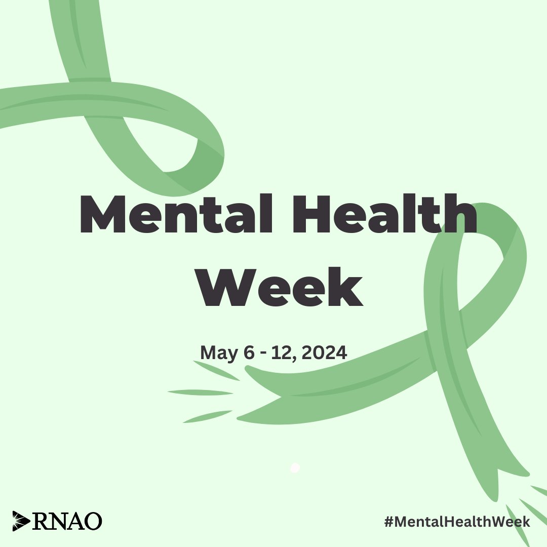 Today is the final day of #MentalHealthWeek, but the conversation doesn’t end here. Please continue to take care of yourself & others around you. Seek help when you need it – you’re never alone. Remember, #MentalHealthMatters. Visit: RNAO.ca/in-focus/menta… @MHNIG_Ontario