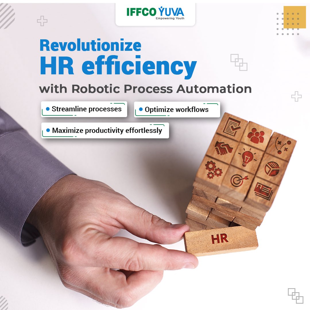 Enhance your HR strategy with RPA: Streamline, optimize, and boost productivity to unparalleled levels.

For more information, visit iffcoyuva.in/en/

#IFFCO #IFFCOYuva #Empowerment #EmpoweringYouth #JobOpportunities #JobPosting #EthicalAI #AIResponsibility #TechEthics