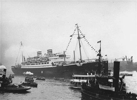 Today, May 1939: SS St Louis departs Hamburg for Cuba with 937 Jews on board. This tragic episode was portrayed in the book & film, 'Voyage of the Damned'. Having been denied entrance to Cuba, the ship was turned away from the US. In the end, the ship returned to Europe.