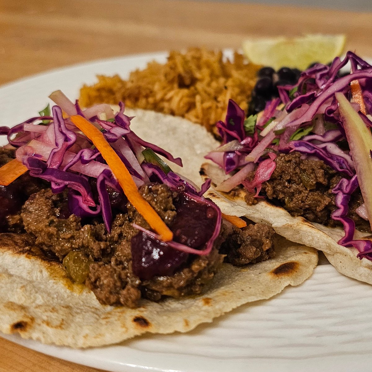 wchipman's tweet photo. .@masienda_us 🤝 @FONmeats 

Ancestral Blend Venison tacos with blackberry chipotle salsa and a fresh red cabbage and chayote slaw on a fresh white corn tortilla. Surprised the wife (and myself) with this tasty upscaled taco creation for Mother's Day. https://t.co/bo10PSXxYn