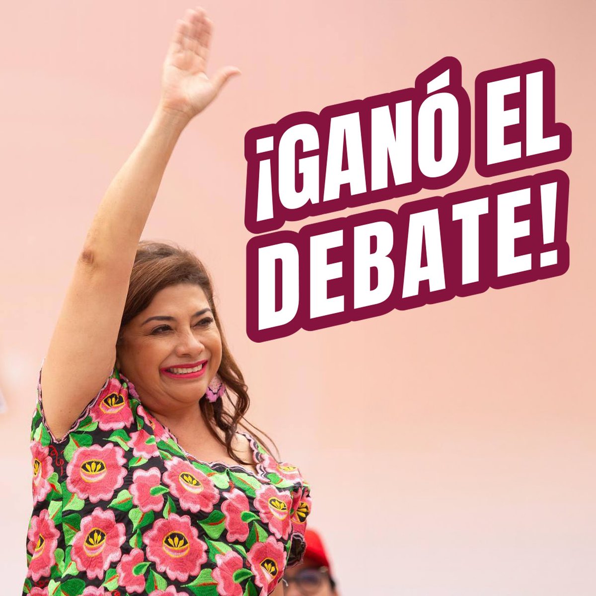 De manera contundente, @ClaraBrugadaM ganó el debate de esta noche. Ni las mentiras, los ataques o la miseria humana a los que recurrió el candidato del PRIAN moverán un ápice la delantera que nuestro movimiento tiene también en la Ciudad de México. #ClaraJefadeGobierno
