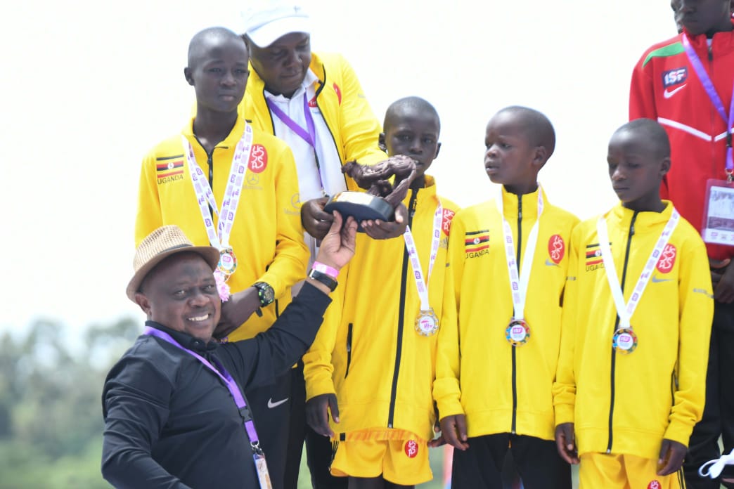 As the President @USSSAOnline , i would like to congratulate team Uganda for emerging 2nd at the @ISFsports World Schools Cross-Country Championship held in Kenya over the weekend. Congratulations young boys and girls.🎉
