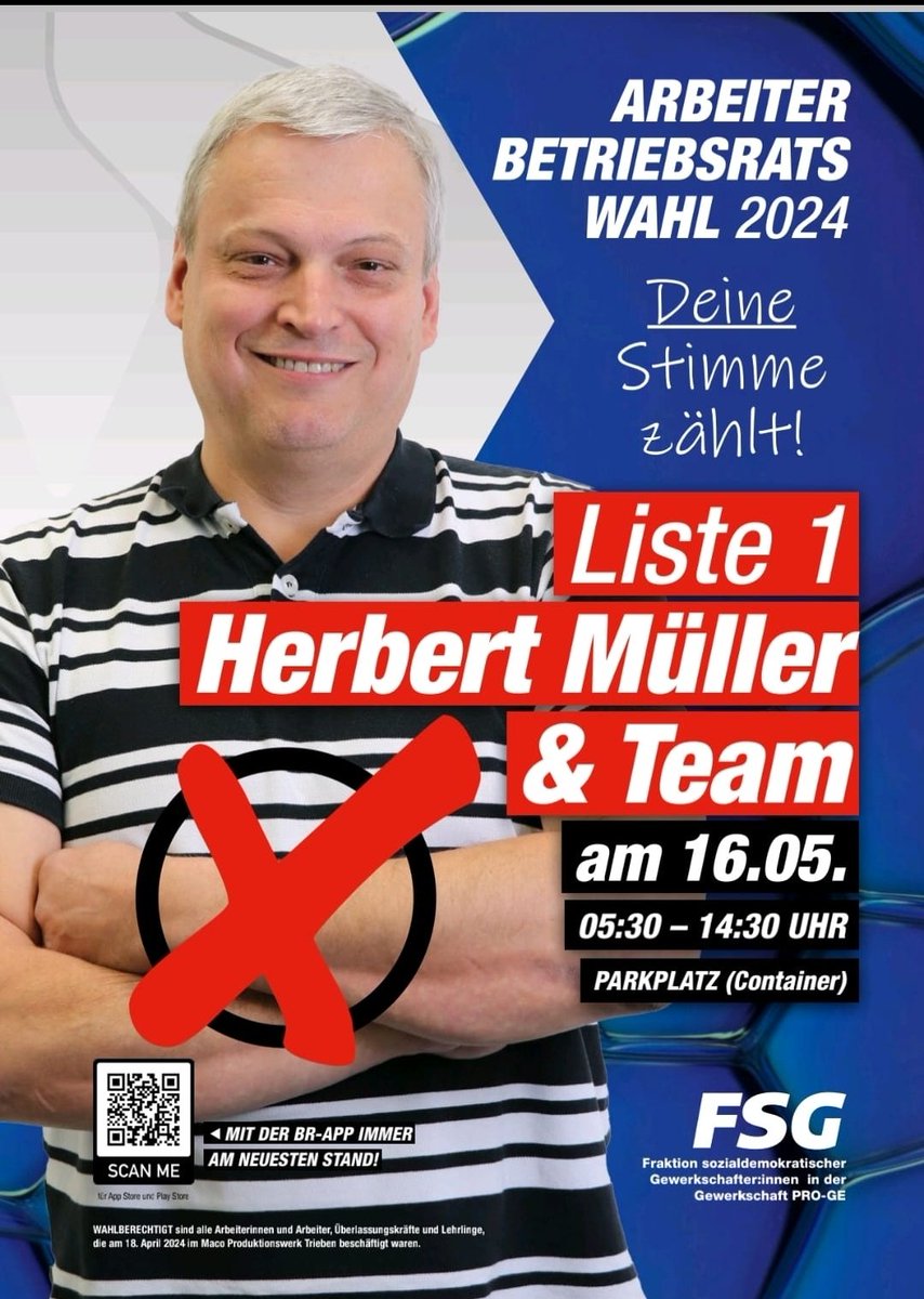 JosefSchoettl's tweet image. Könnt a stressige Woche werdn!😆🤘
#Betriebsrat
#Proge 
#ÖGB 
#Wahlkampf 
#Betriebsratswahl 
#Wahl24
