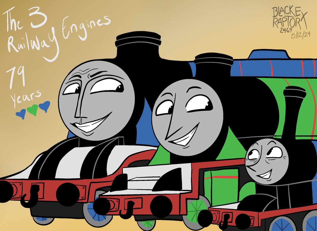 Happy 79th anniversary to the three railway engines that started it all! 💙💚💙

#ThomasandFriends #ttte